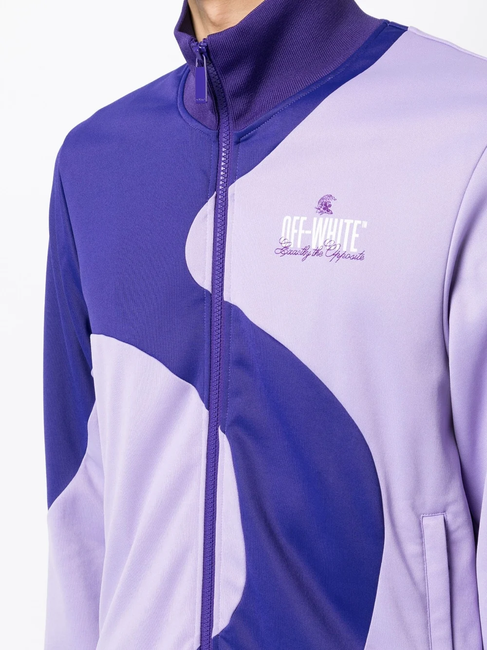 Colour-Block Track Jacket - Image 4