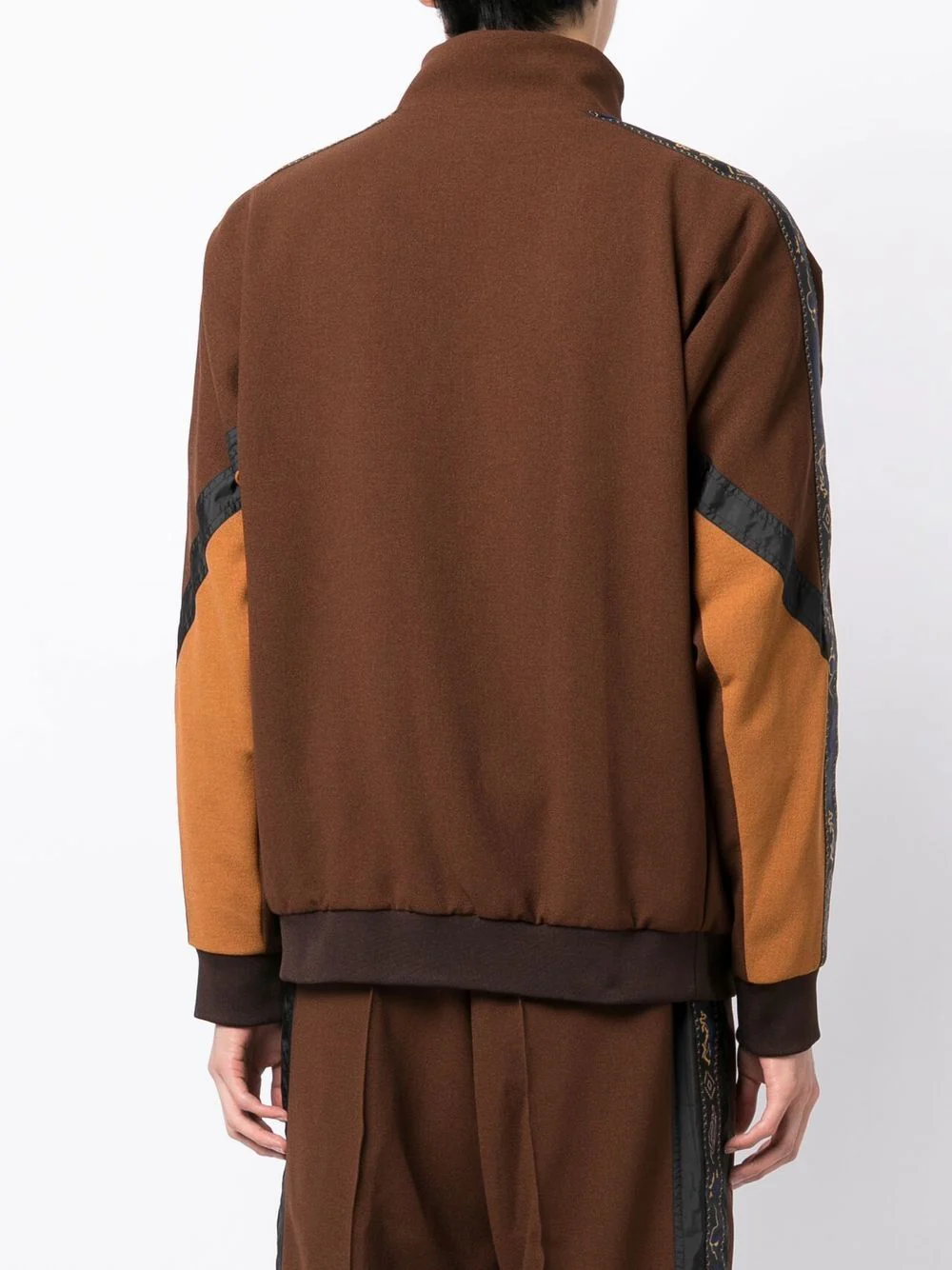 Colour-Block Zipped Sweater - Image 5