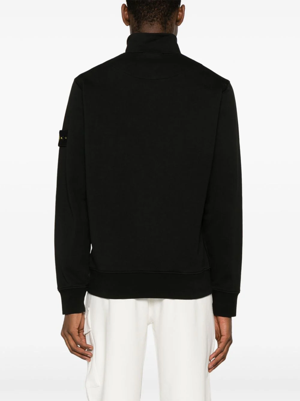 Compass-Patch Zip-Up Sweatshirt - Image 2