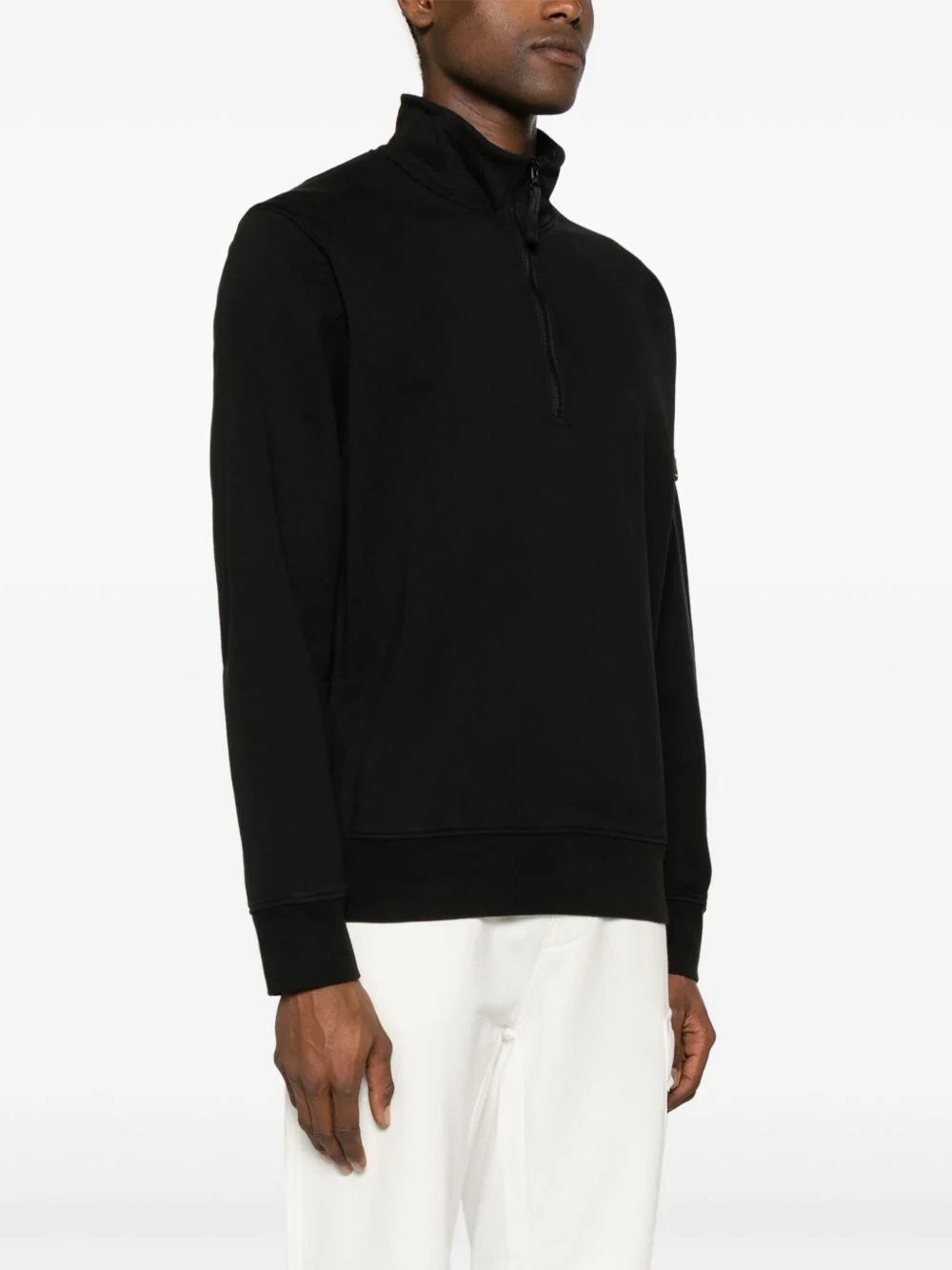 Compass-Patch Zip-Up Sweatshirt - Image 3