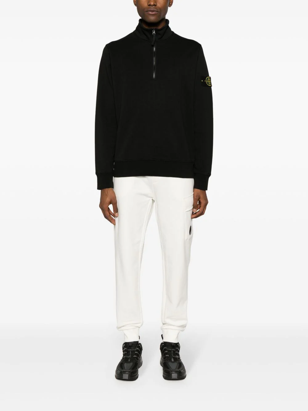 Compass-Patch Zip-Up Sweatshirt - Image 5