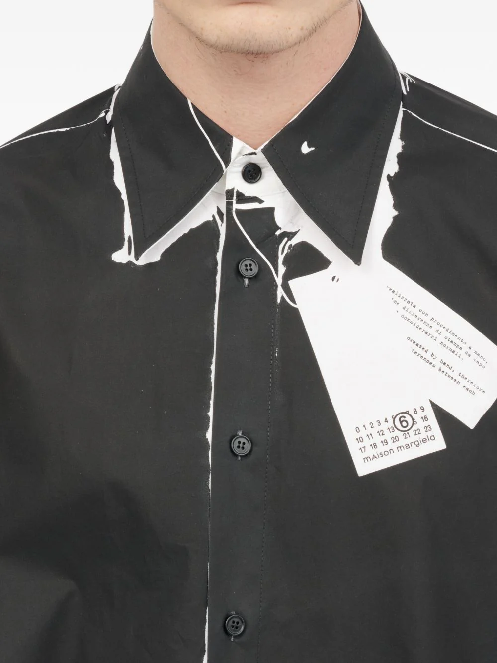 Contrast-Stitching Shirt - Image 3