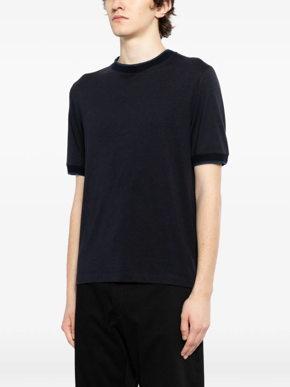 Contrast-Trim T-Shirt - Image 2