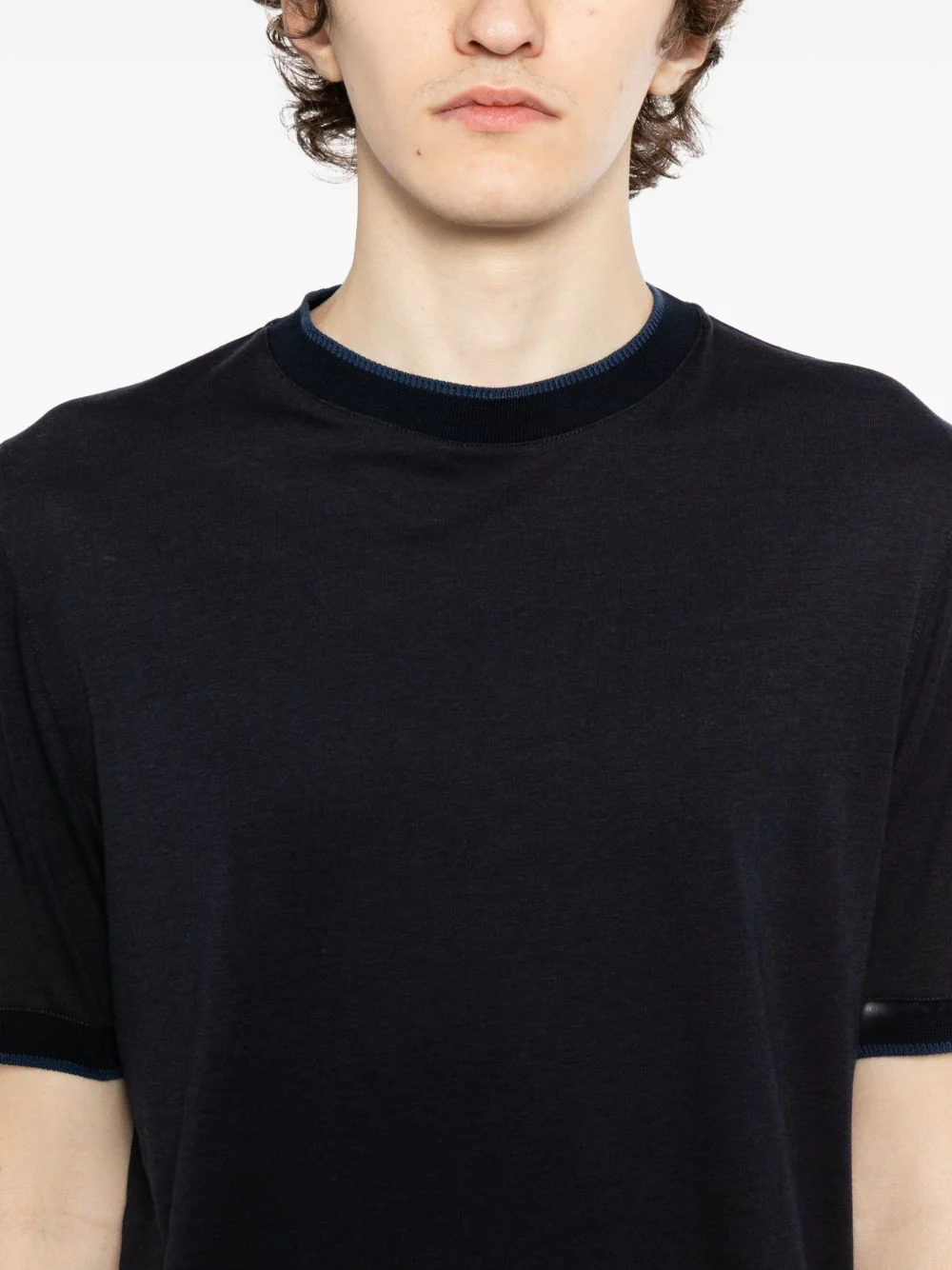Contrast-Trim T-Shirt - Image 4