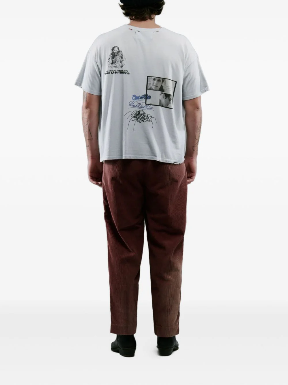 Corduroy Texture Trousers - Image 3