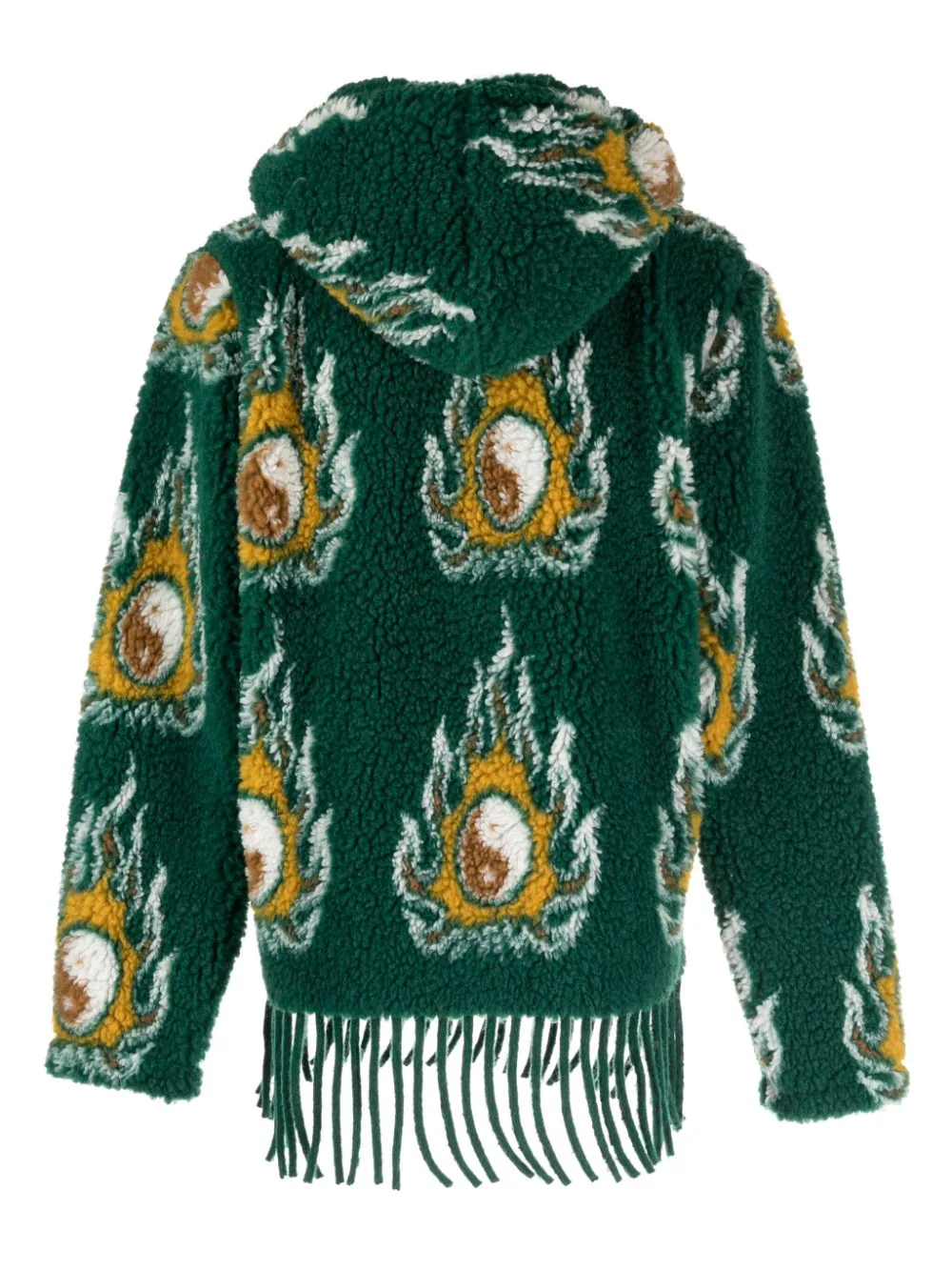 Cosmo Patterned-Jacquard Drawstring Hoodie - Image 2