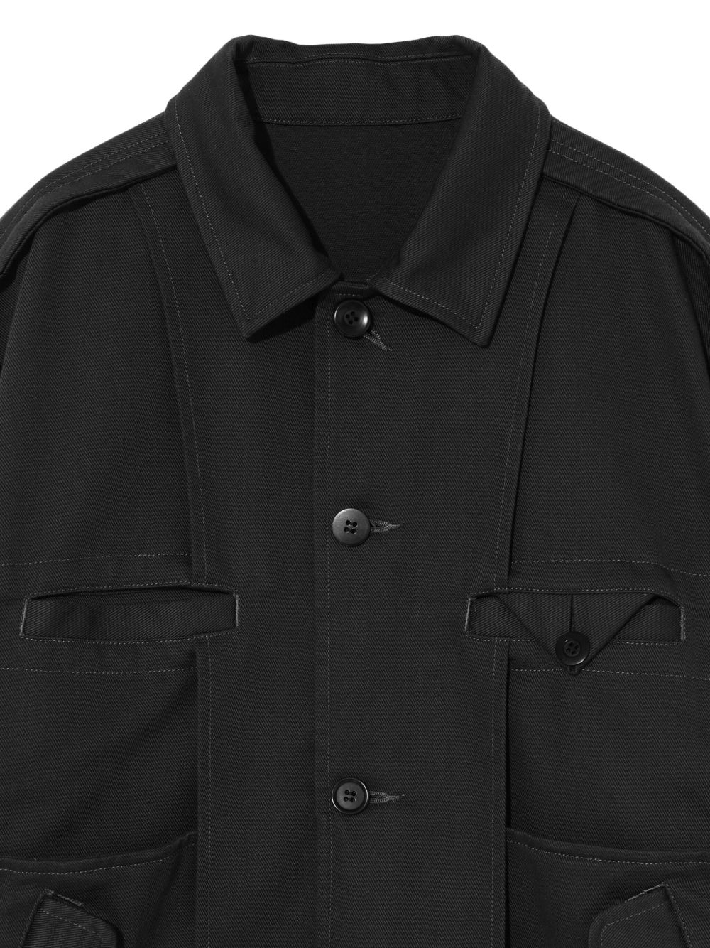 Cotton-Blend Shirt Jacket - Image 3