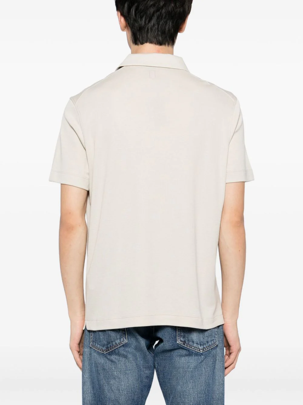 Cotton-Blended Polo Shirt - Image 2