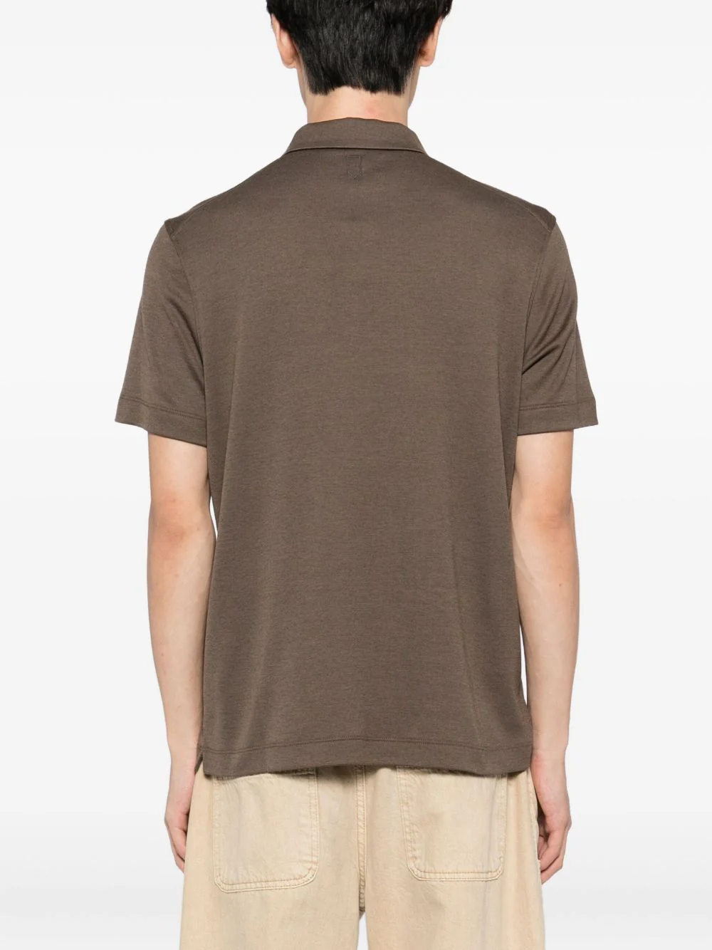 Cotton-Blended Polo Shirt - Image 4
