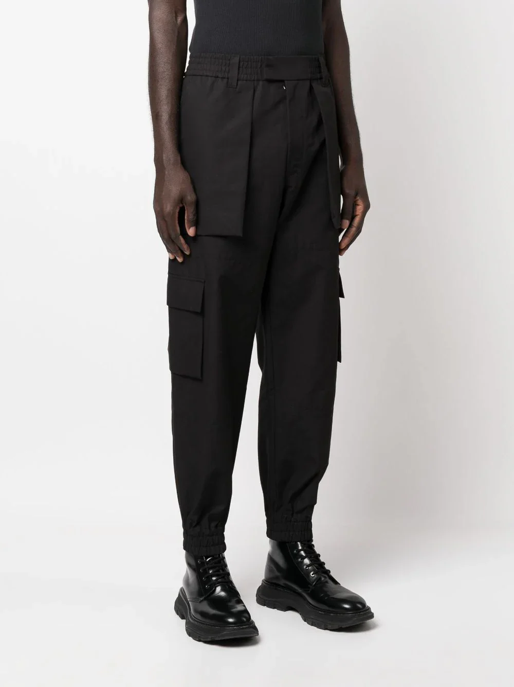 Cotton Cargo Trousers - Image 3