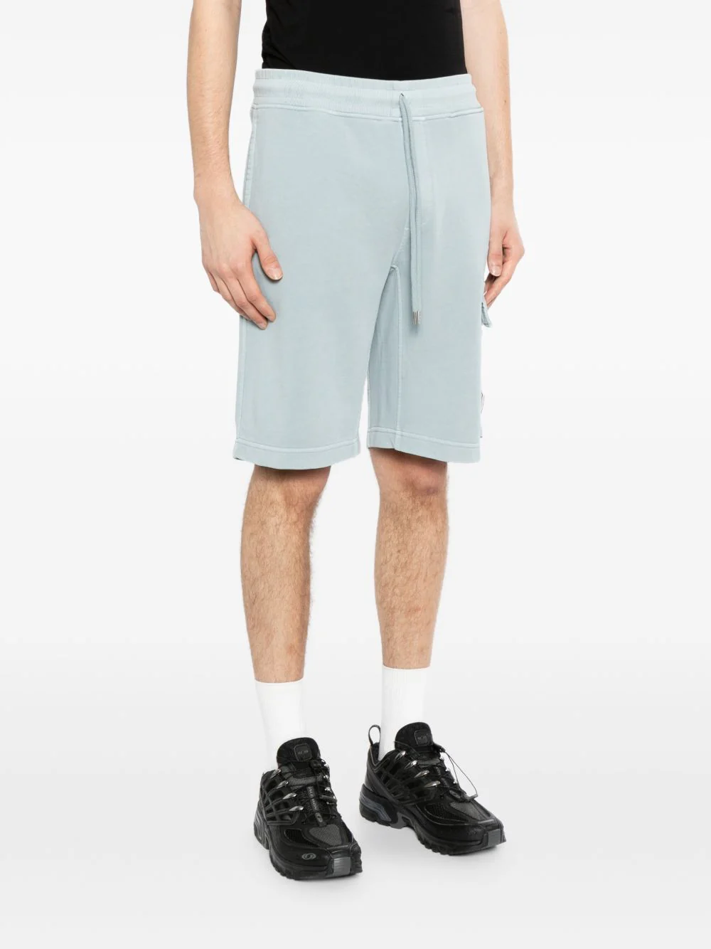 Cotton Diagonal Shorts - Image 5