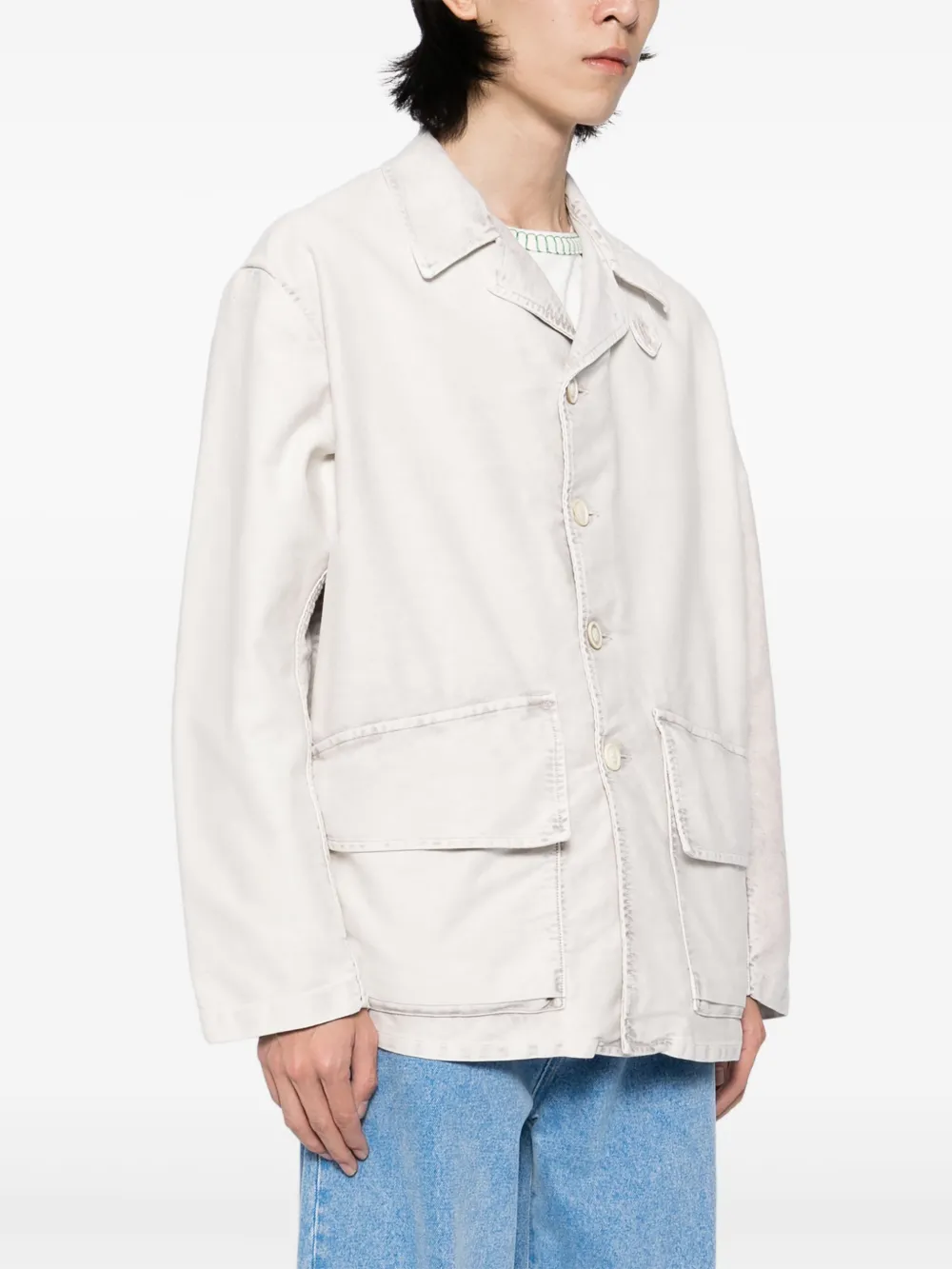 Cotton Shirt Jacket - Image 3