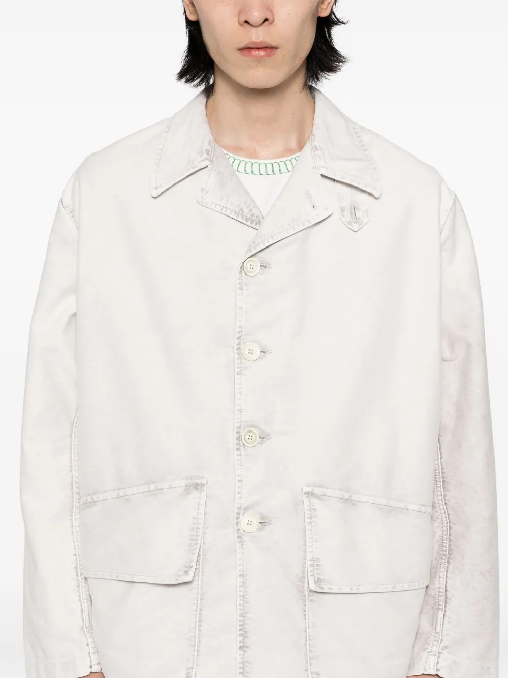 Cotton Shirt Jacket - Image 5