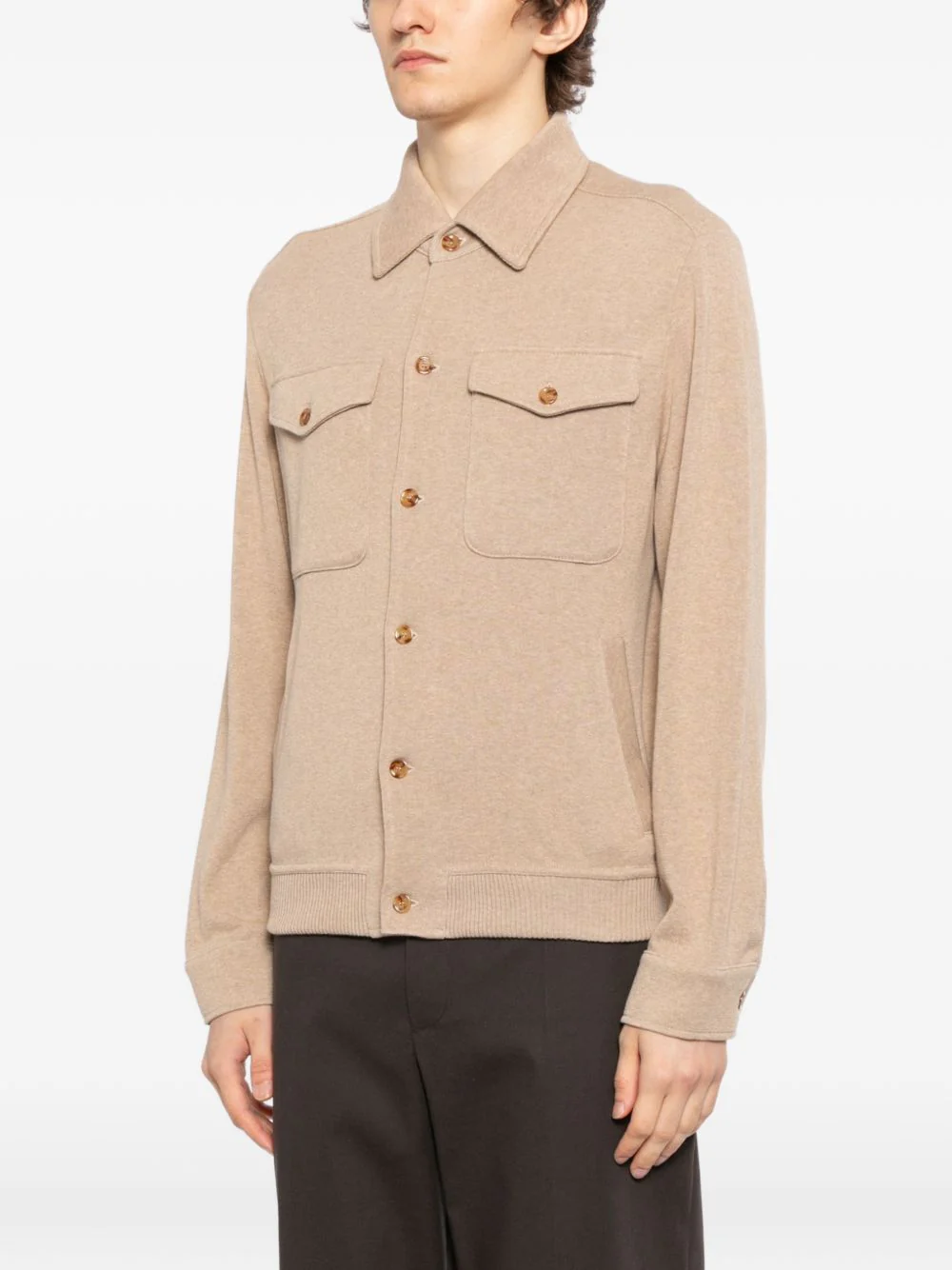 Cotton Shirt Jacket - Image 3