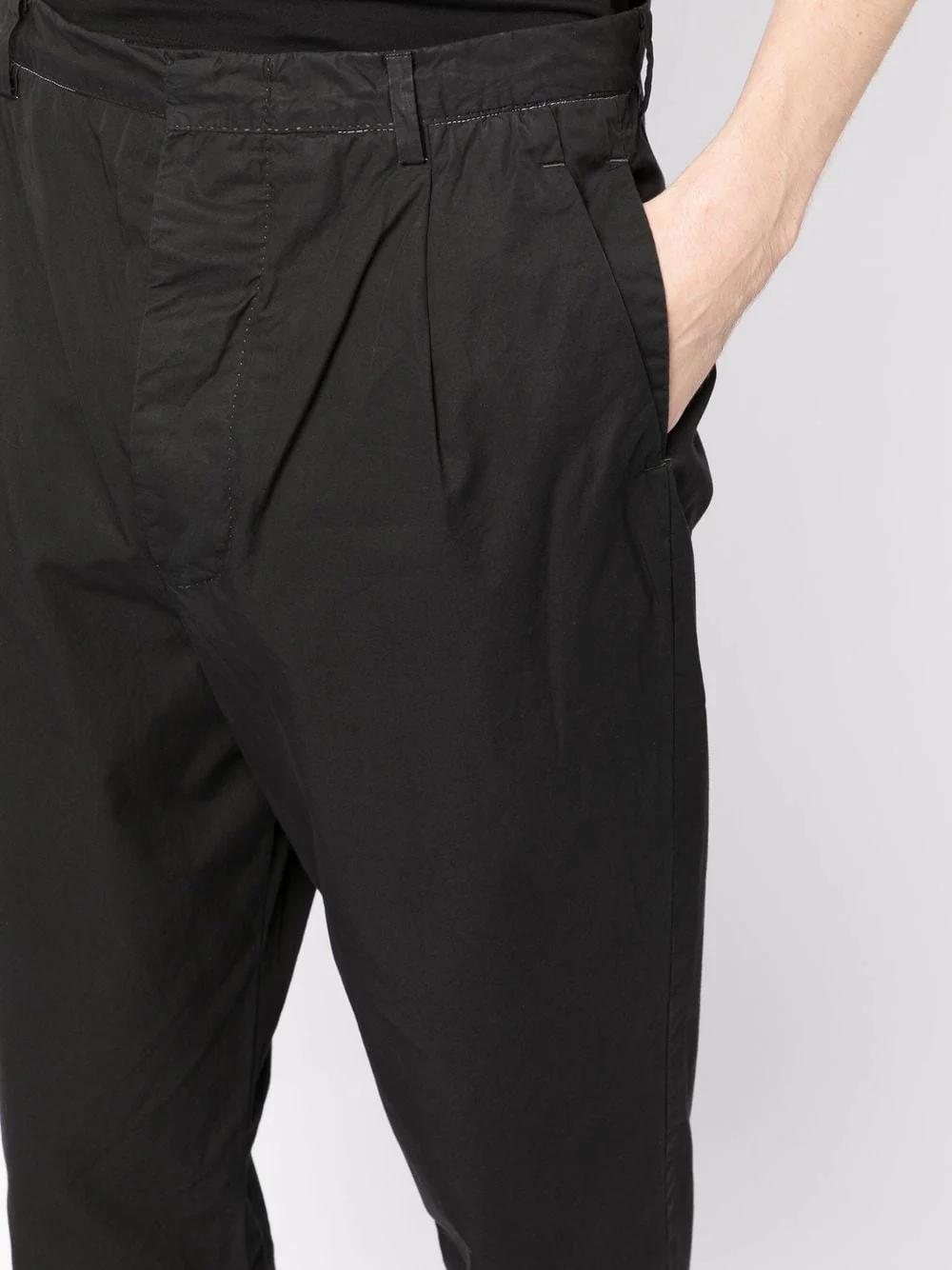 Cotton Tapered Trousers - Image 3
