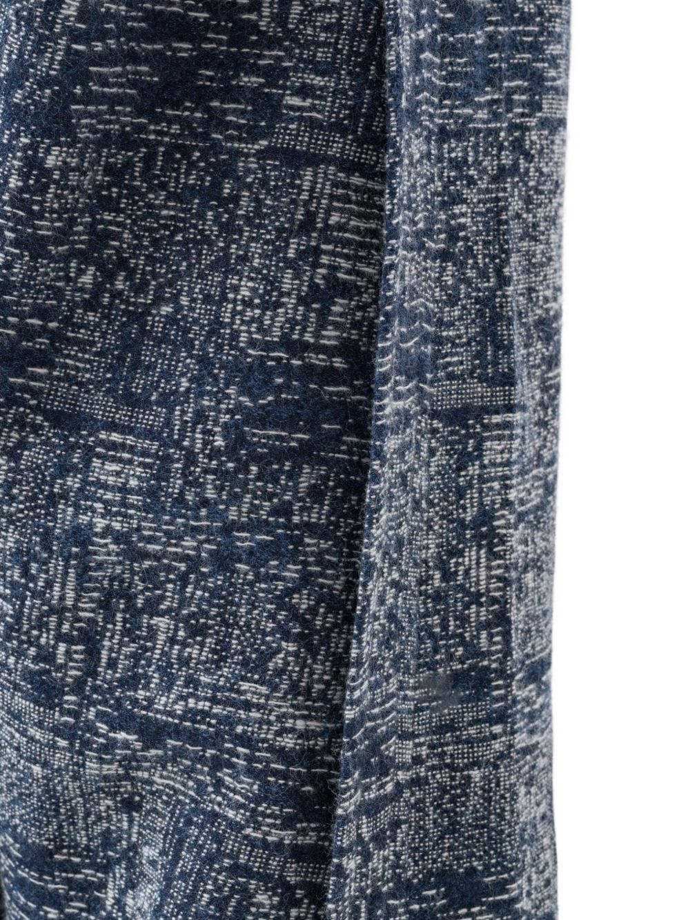Cotton-Wool Blend Textured Trousers - Image 5