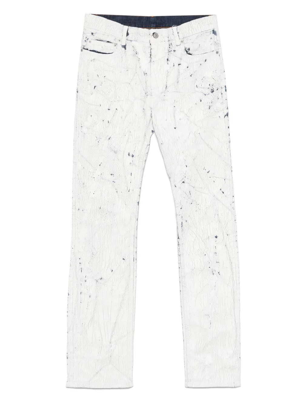 Cracked-Effect Jeans