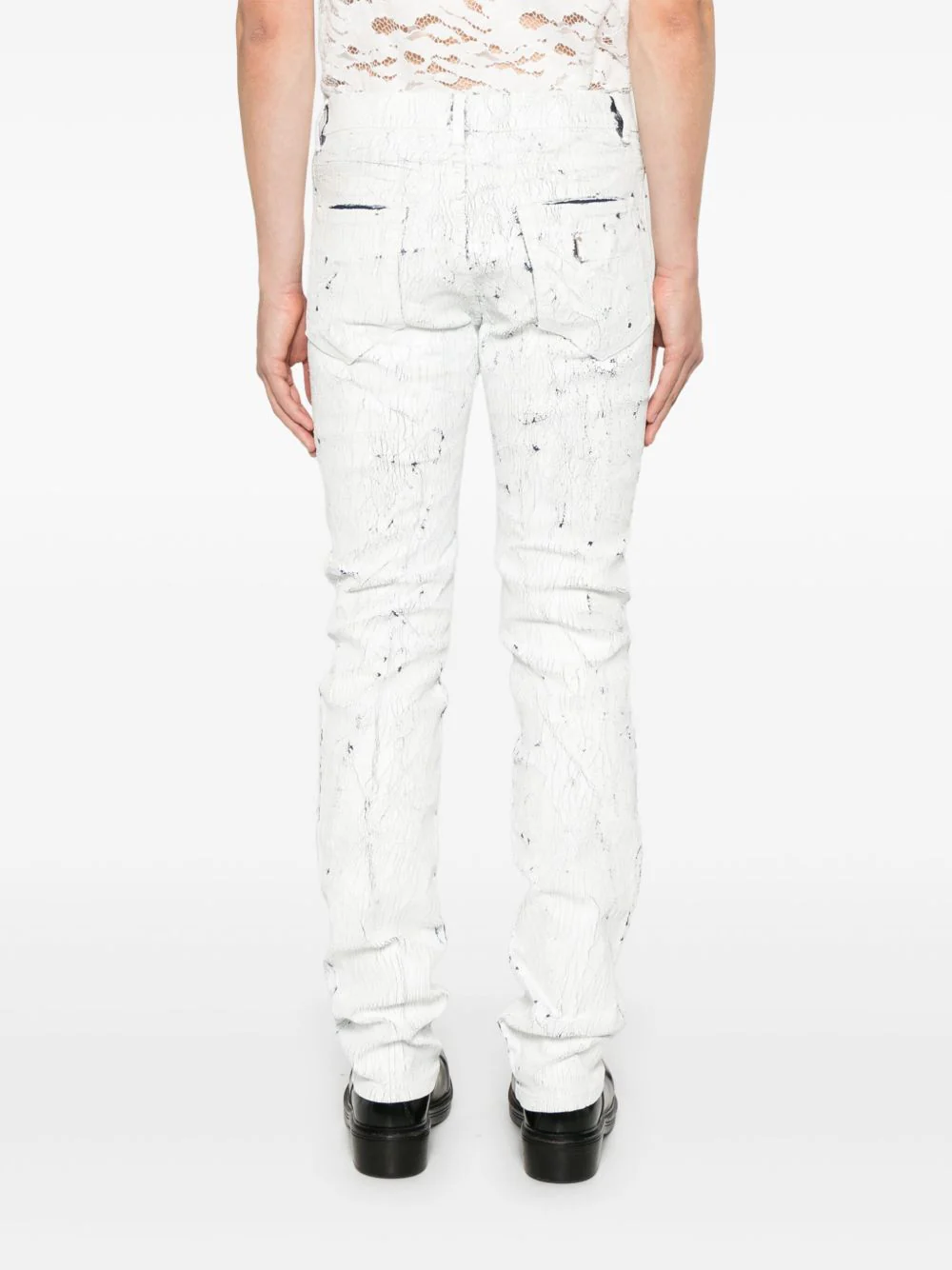 Cracked-Effect Jeans - Image 5