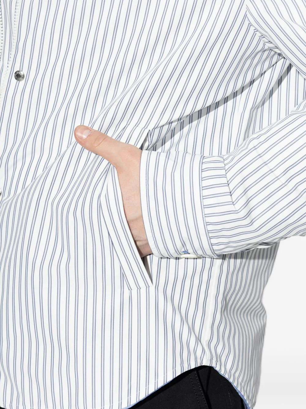 Crescent Reversible Striped Quilted Jacket - Image 2