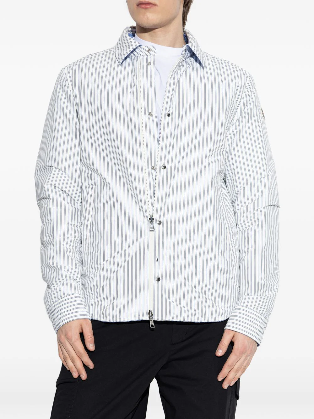Crescent Reversible Striped Quilted Jacket - Image 3