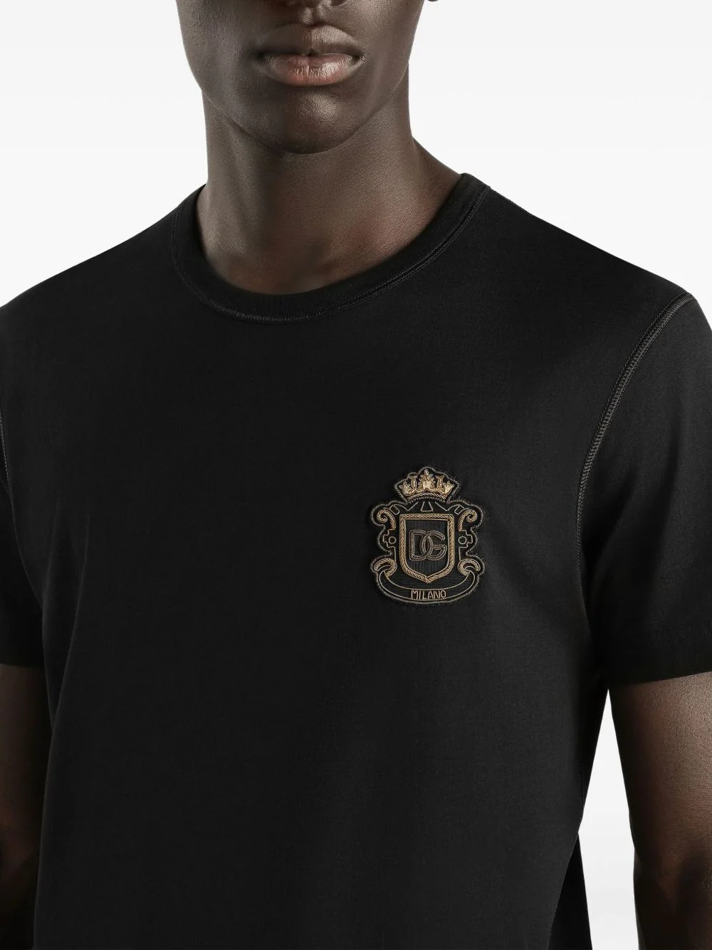 Crest-Appliqué T-Shirt - Image 3