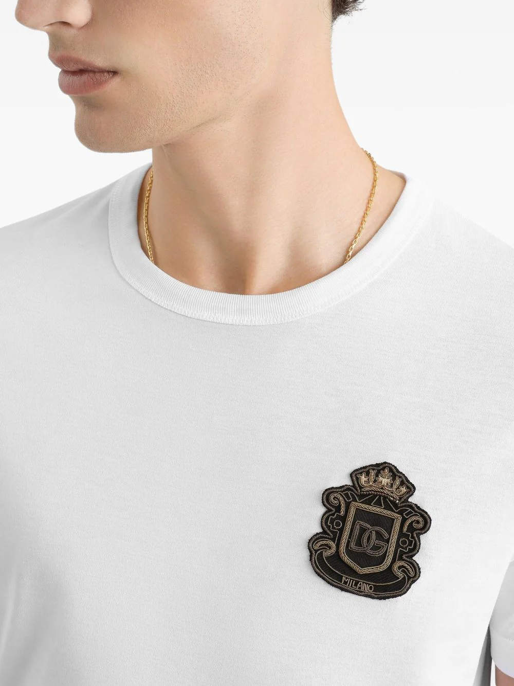Crest-Appliqué T-Shirt - Image 2