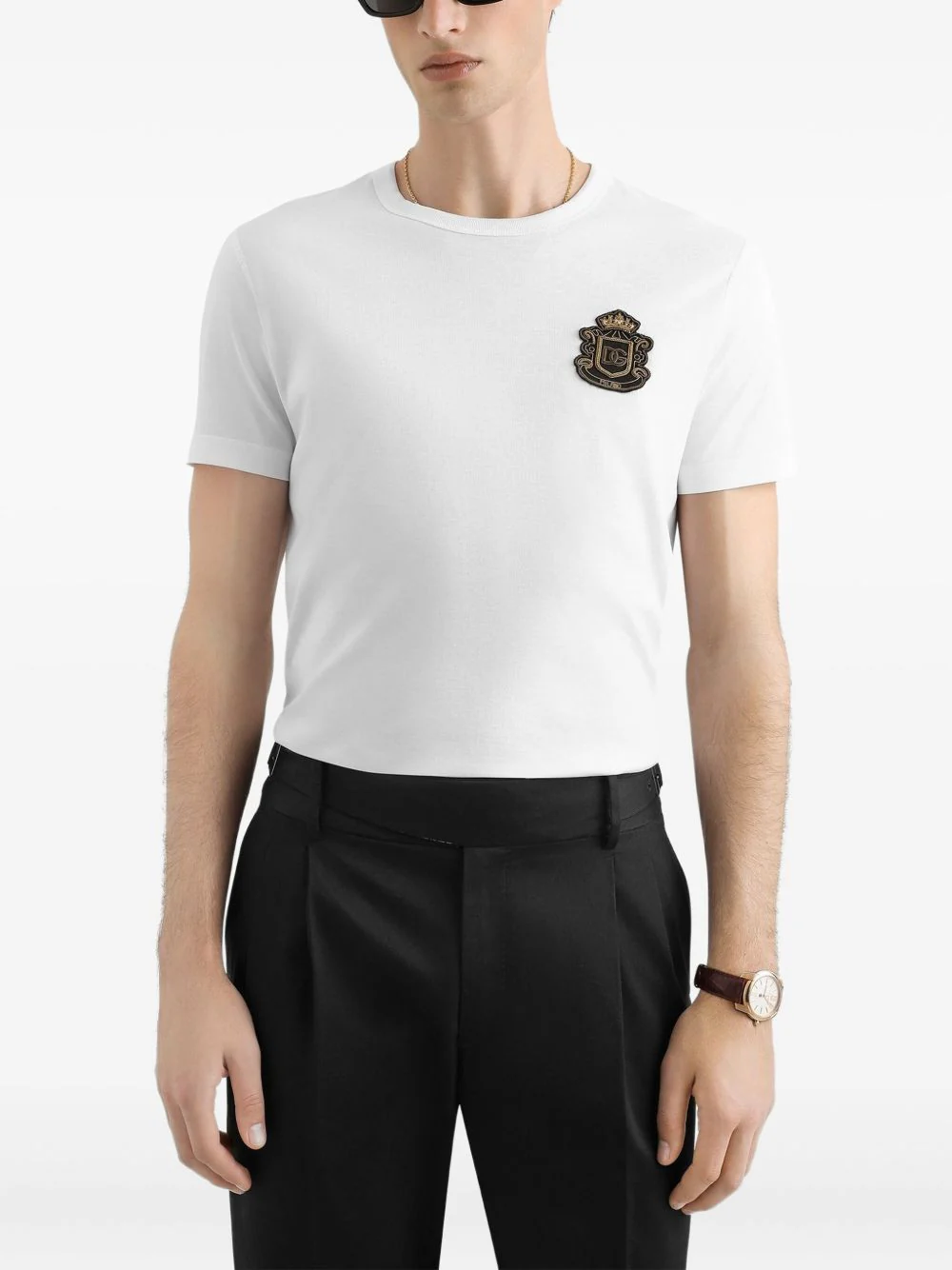Crest-Appliqué T-Shirt - Image 4