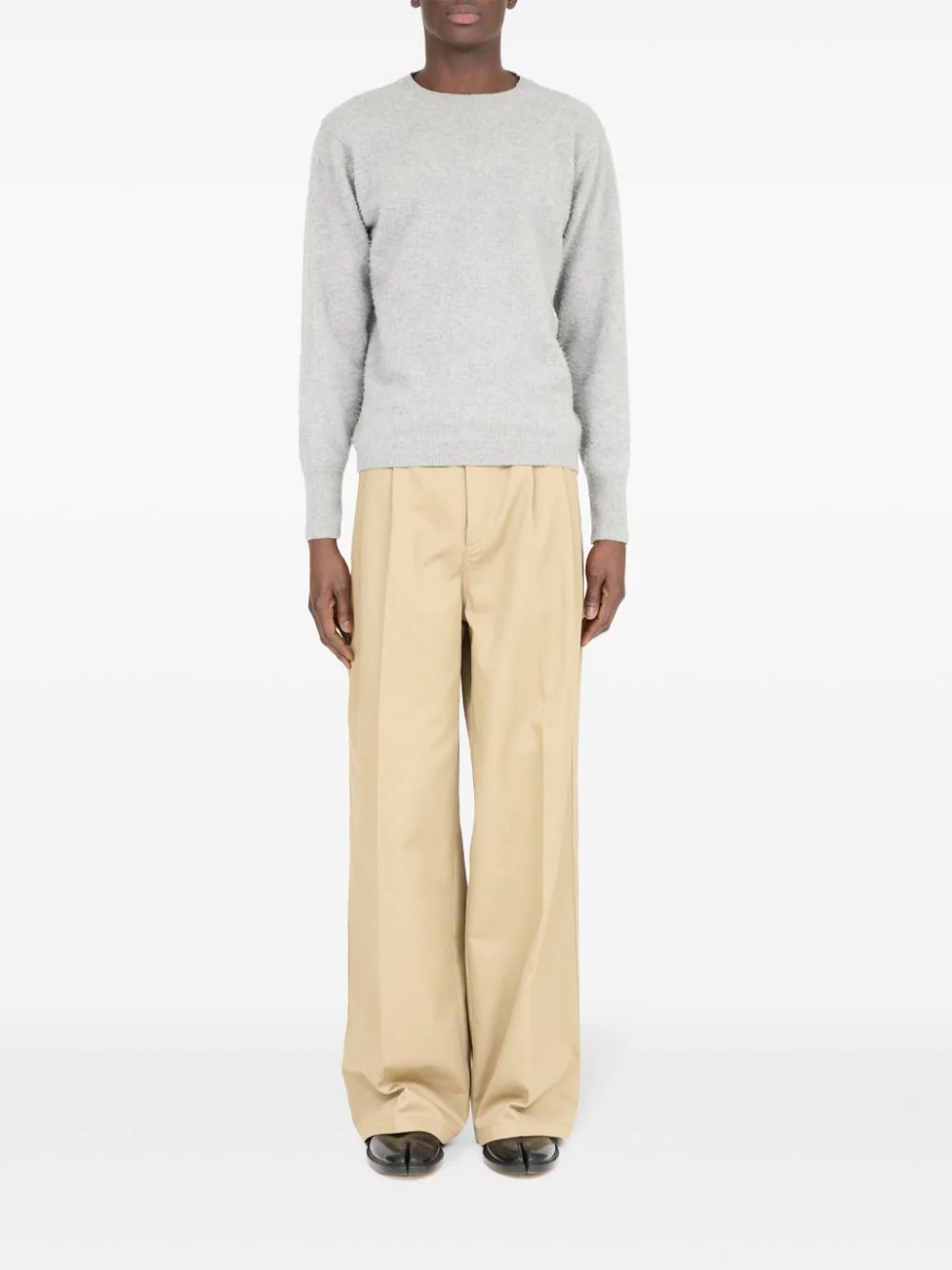 Crew-Neck Cashmere-Cotton Jumper - Image 2