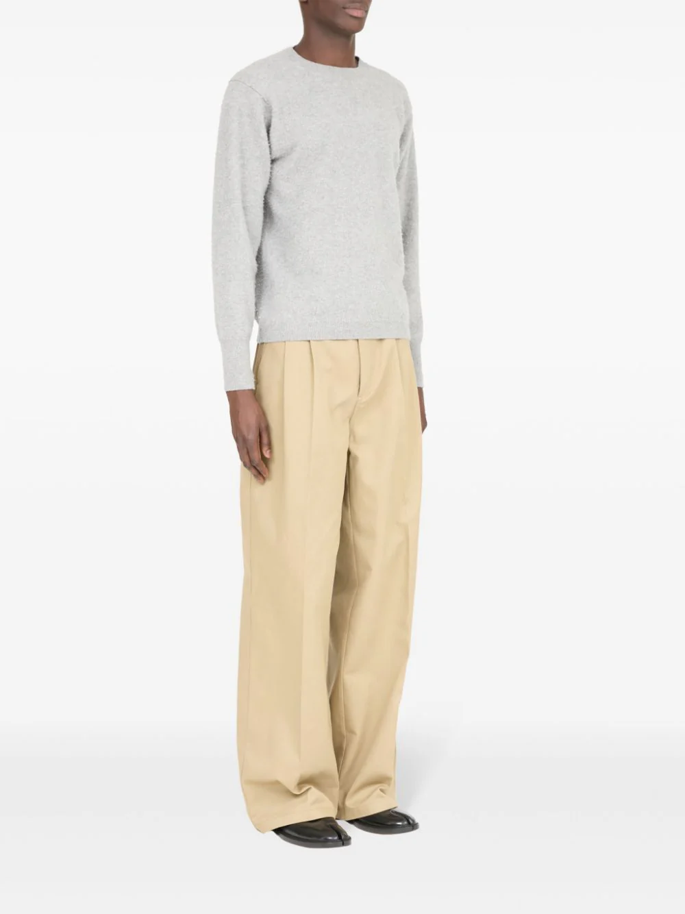 Crew-Neck Cashmere-Cotton Jumper - Image 3