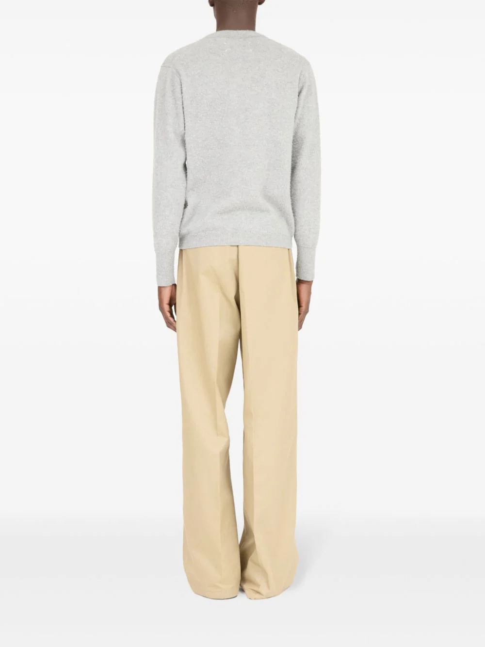 Crew-Neck Cashmere-Cotton Jumper - Image 4