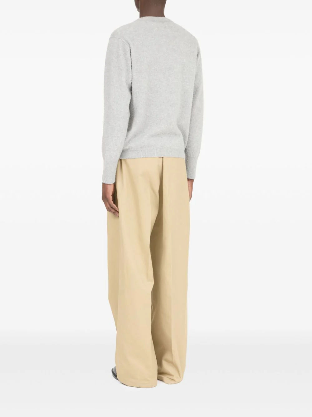 Crew-Neck Cashmere-Cotton Jumper - Image 5