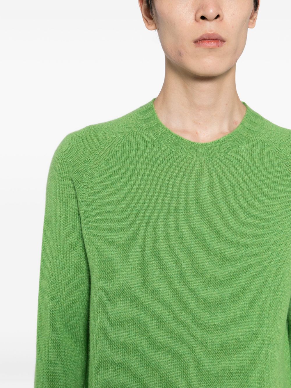 Crew-Neck Cashmere Sweater - Image 3