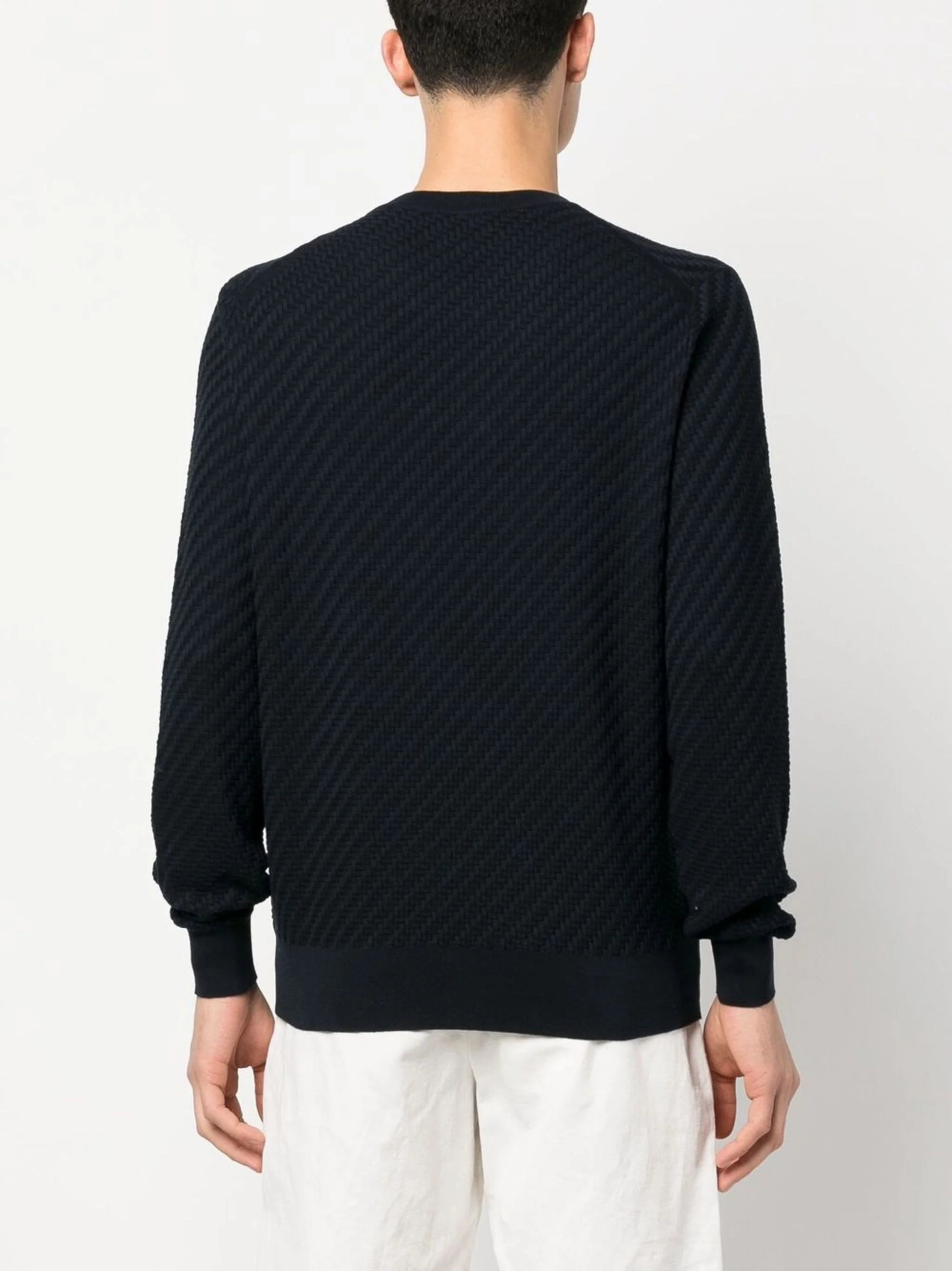 Crew-Neck Cotton-Silk Jumper - Image 4