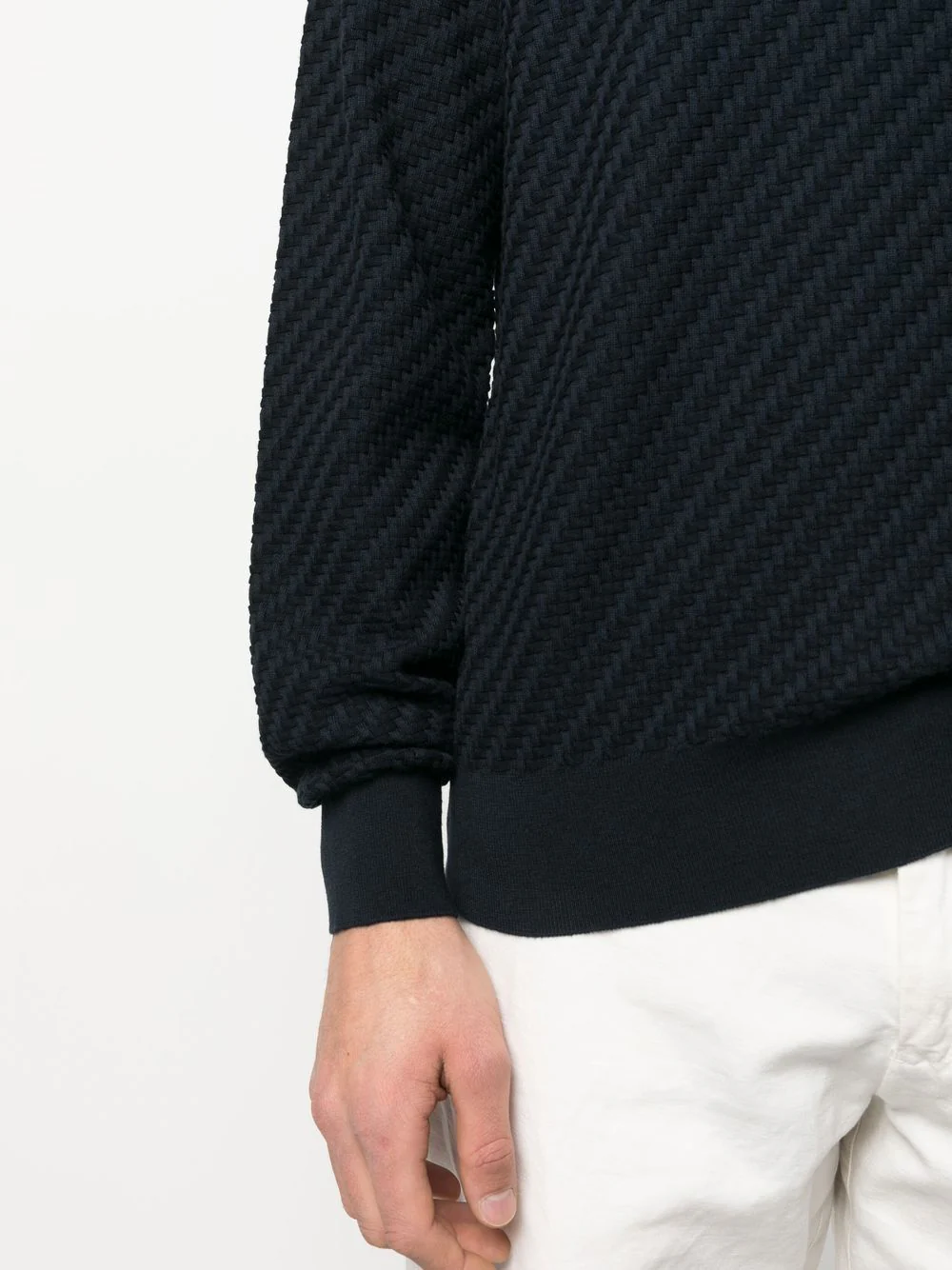 Crew-Neck Cotton-Silk Jumper - Image 5