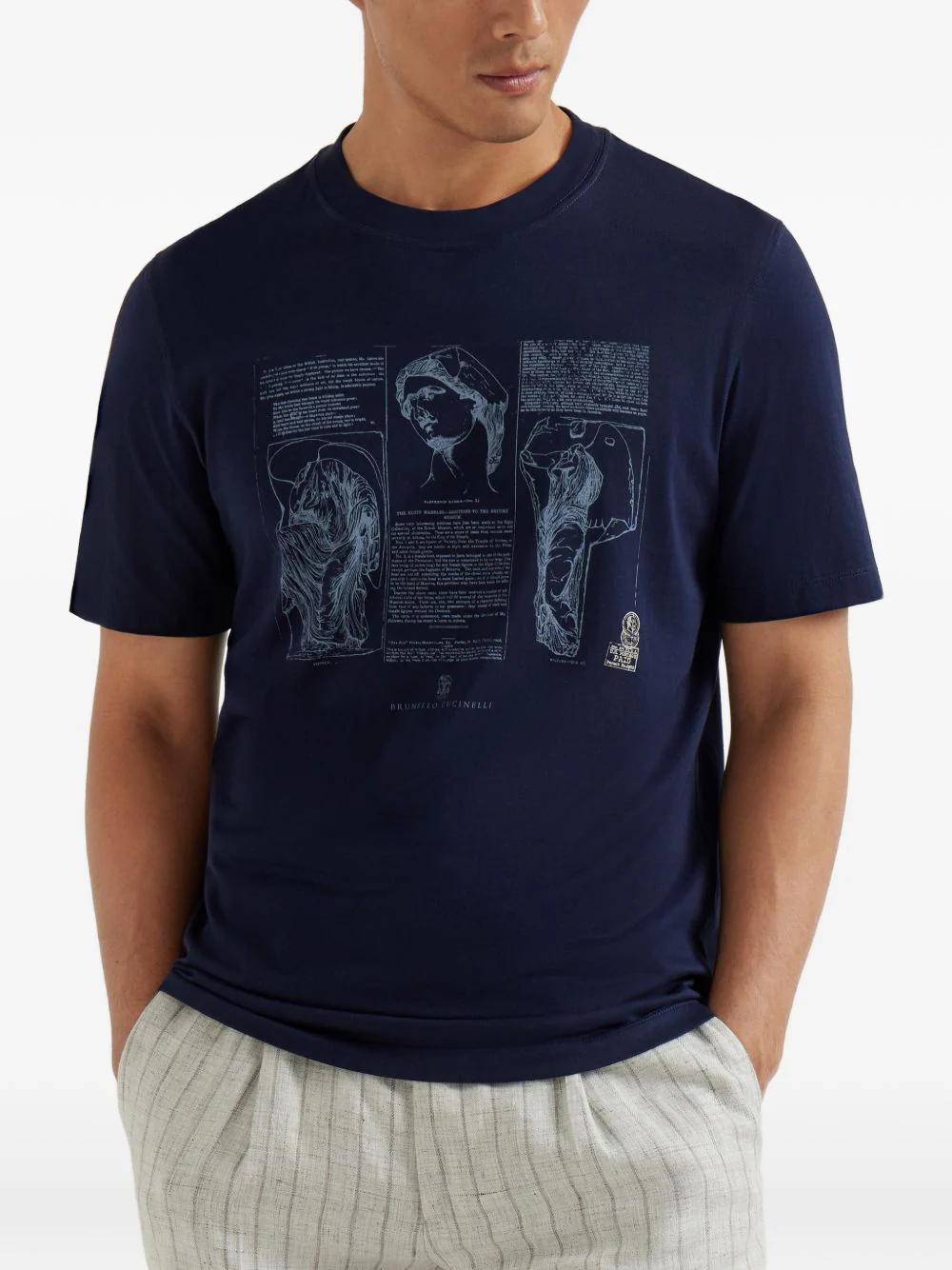 Crew-Neck Graphic-Print T-Shirt - Image 3