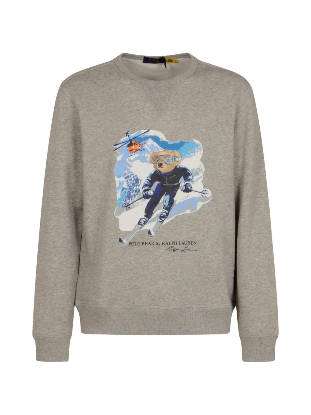 Crew-Neck Printed Sweater