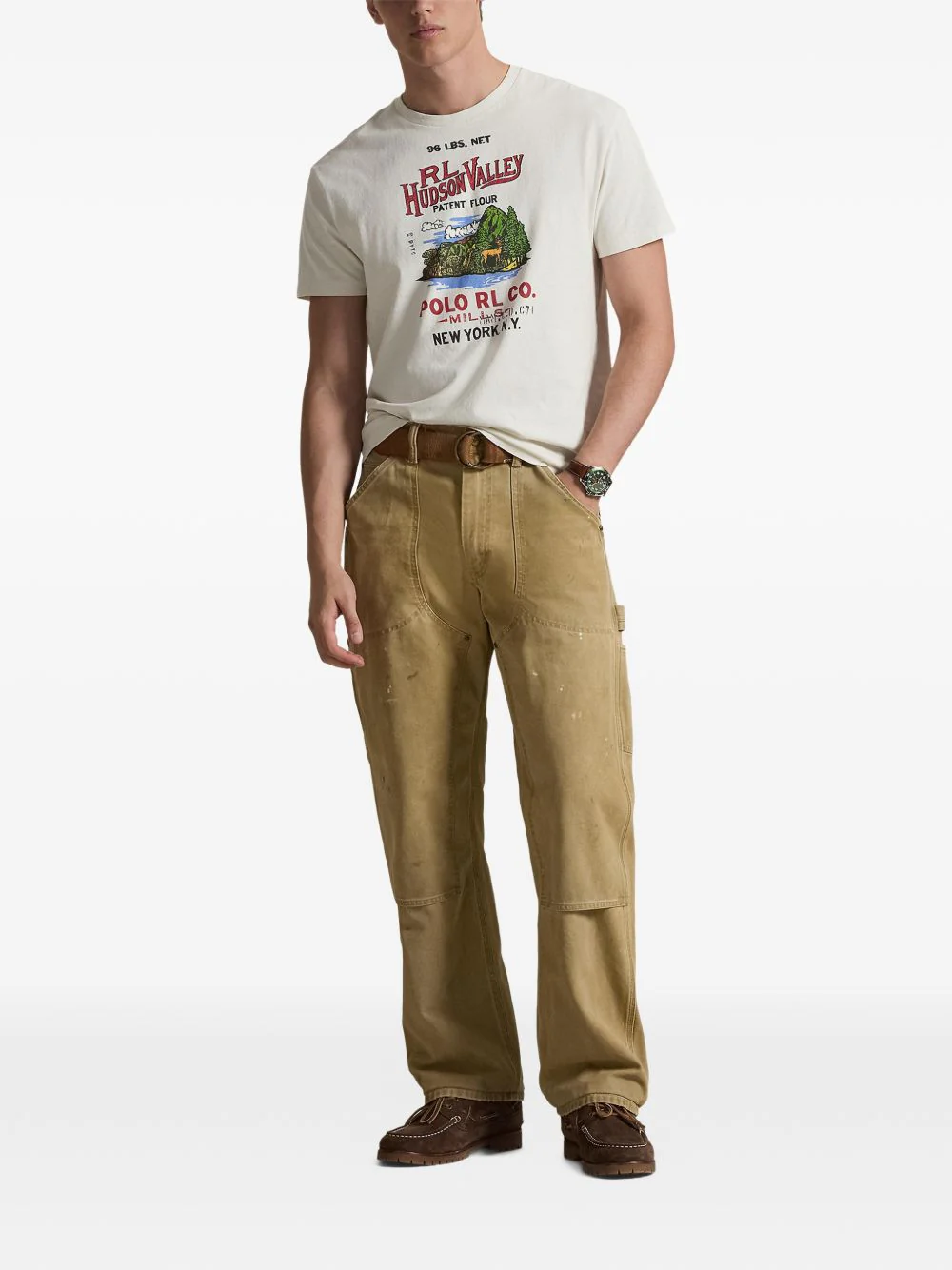 Crew-Neck Printed T-Shirt - Image 3