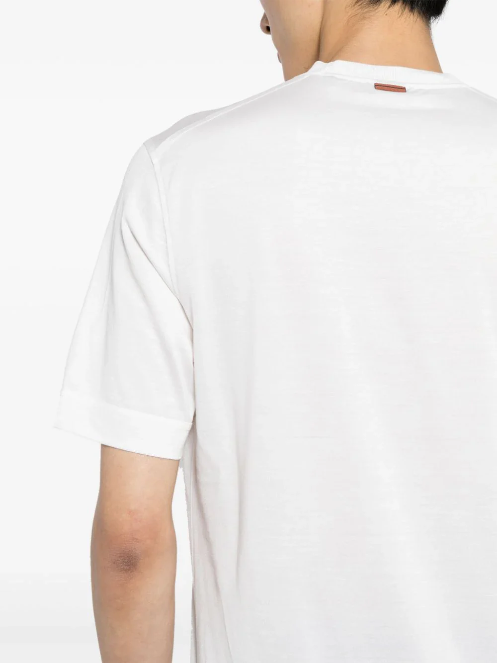 Crew-Neck Silk-Blend T-Shirt - Image 4