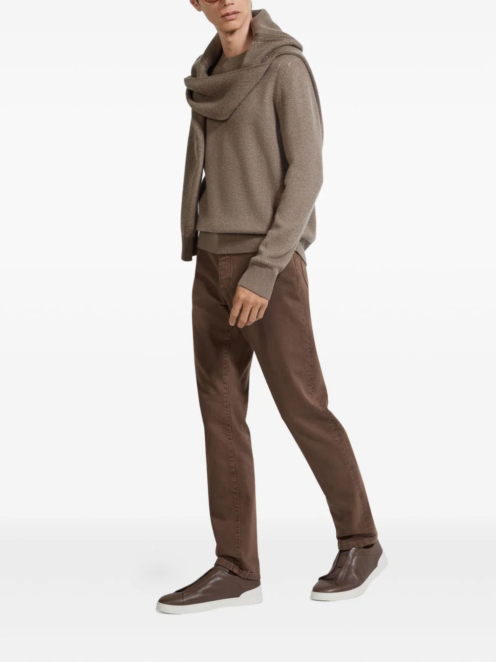 Crewneck Cashmere Sweater - Image 4