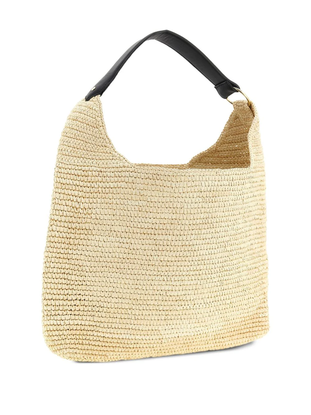 Cristiana Crocheted Leather-Handle Shoulder Bag - Image 3