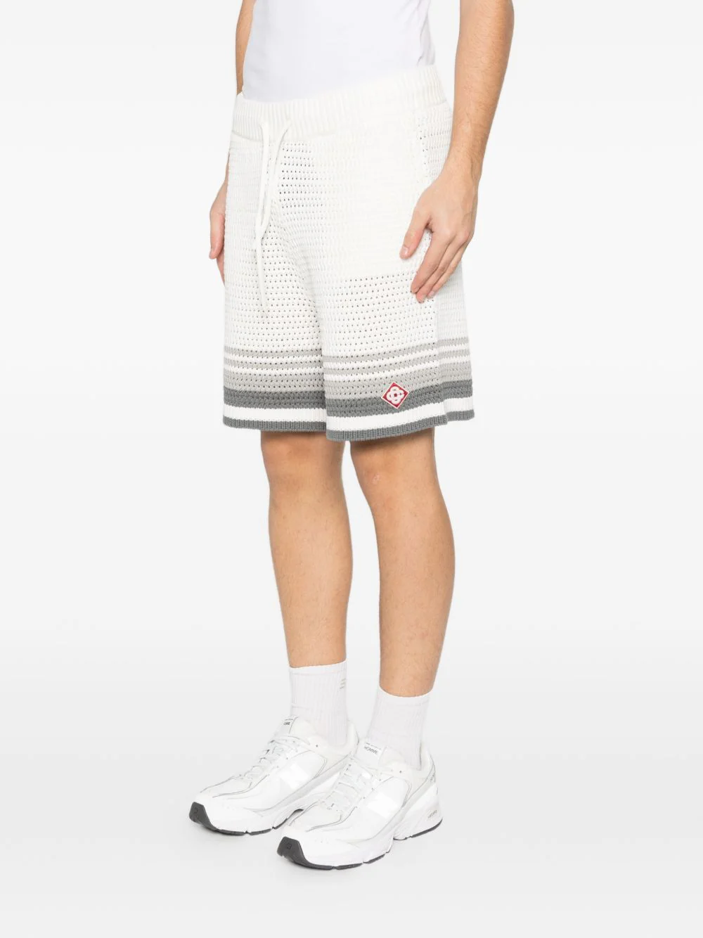 Crochet Striped Shorts - Image 3