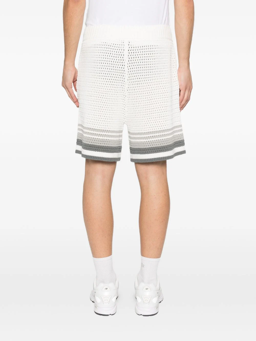 Crochet Striped Shorts - Image 5