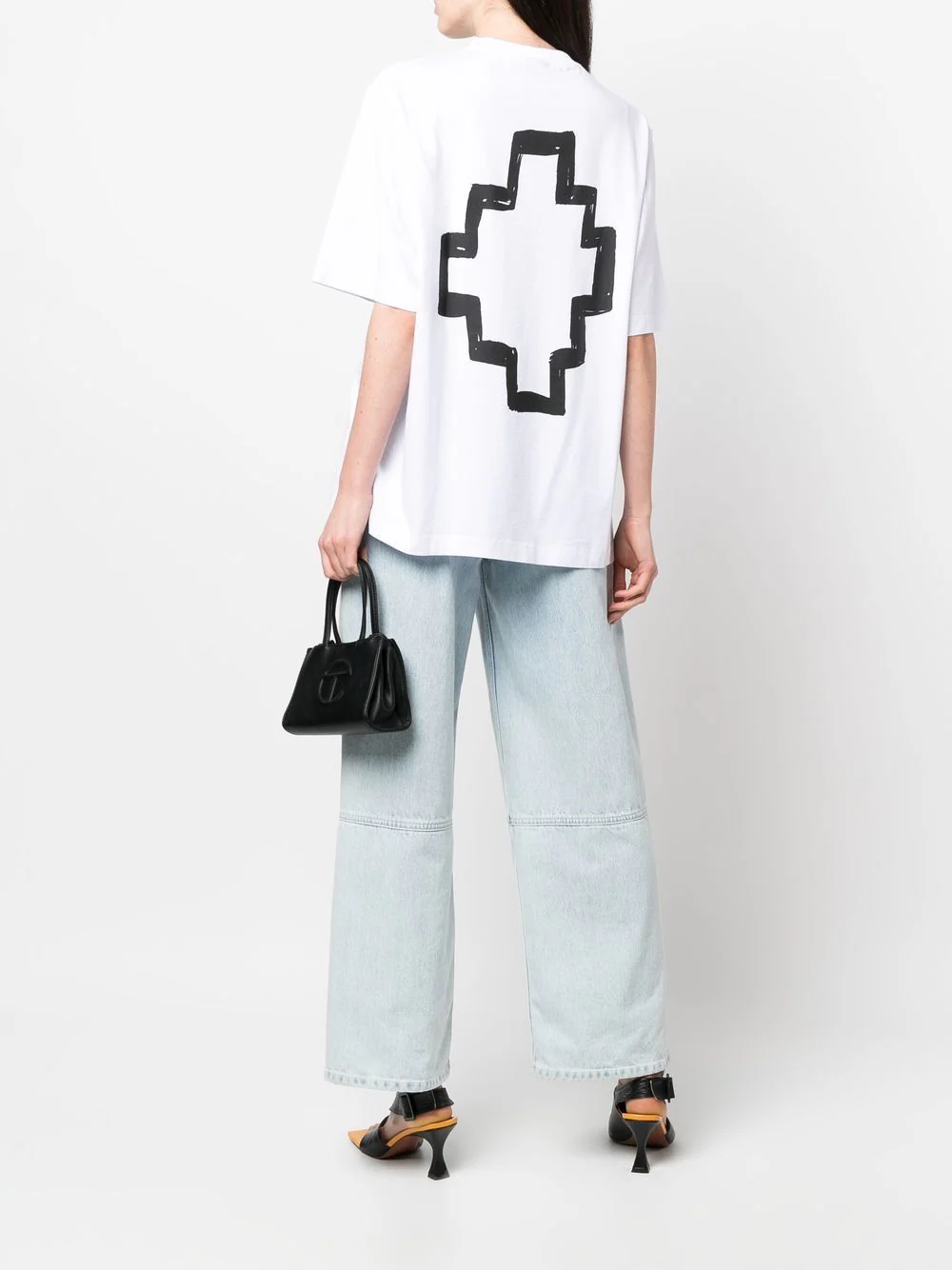 Cross Over Cotton T-Shirt - Image 2