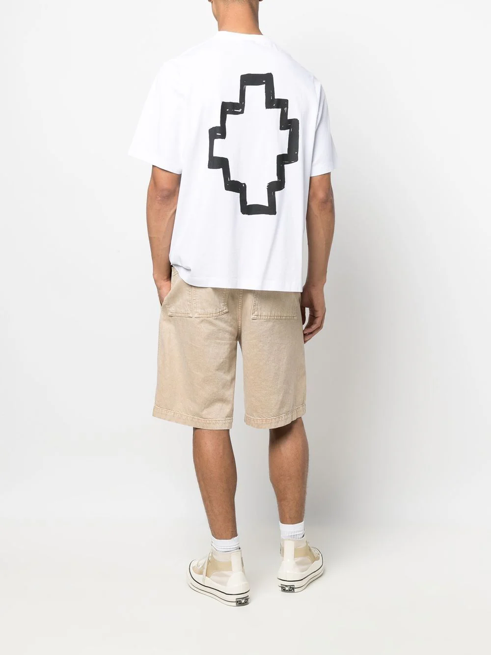 Cross Over Cotton T-Shirt - Image 3