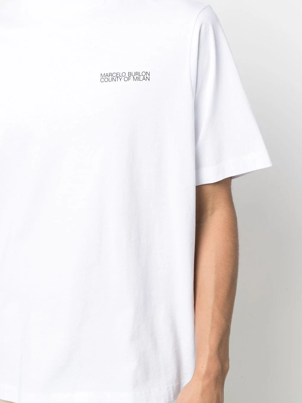Cross Over Cotton T-Shirt - Image 4