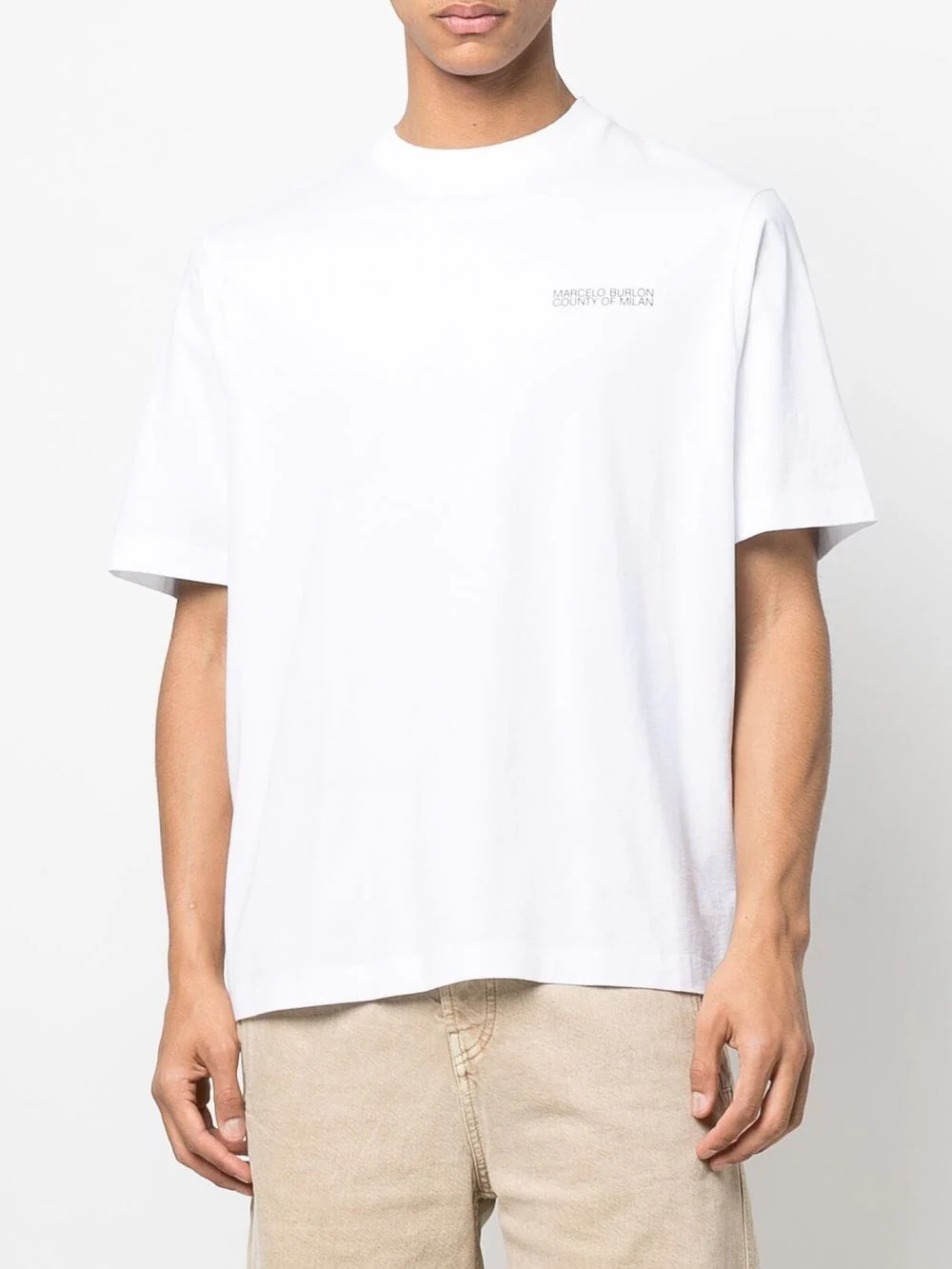 Cross Over Cotton T-Shirt - Image 5