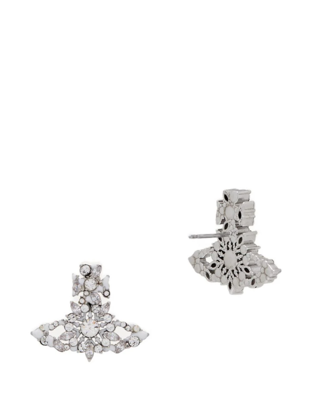 Crystal-Embellishment Earrings - Image 2