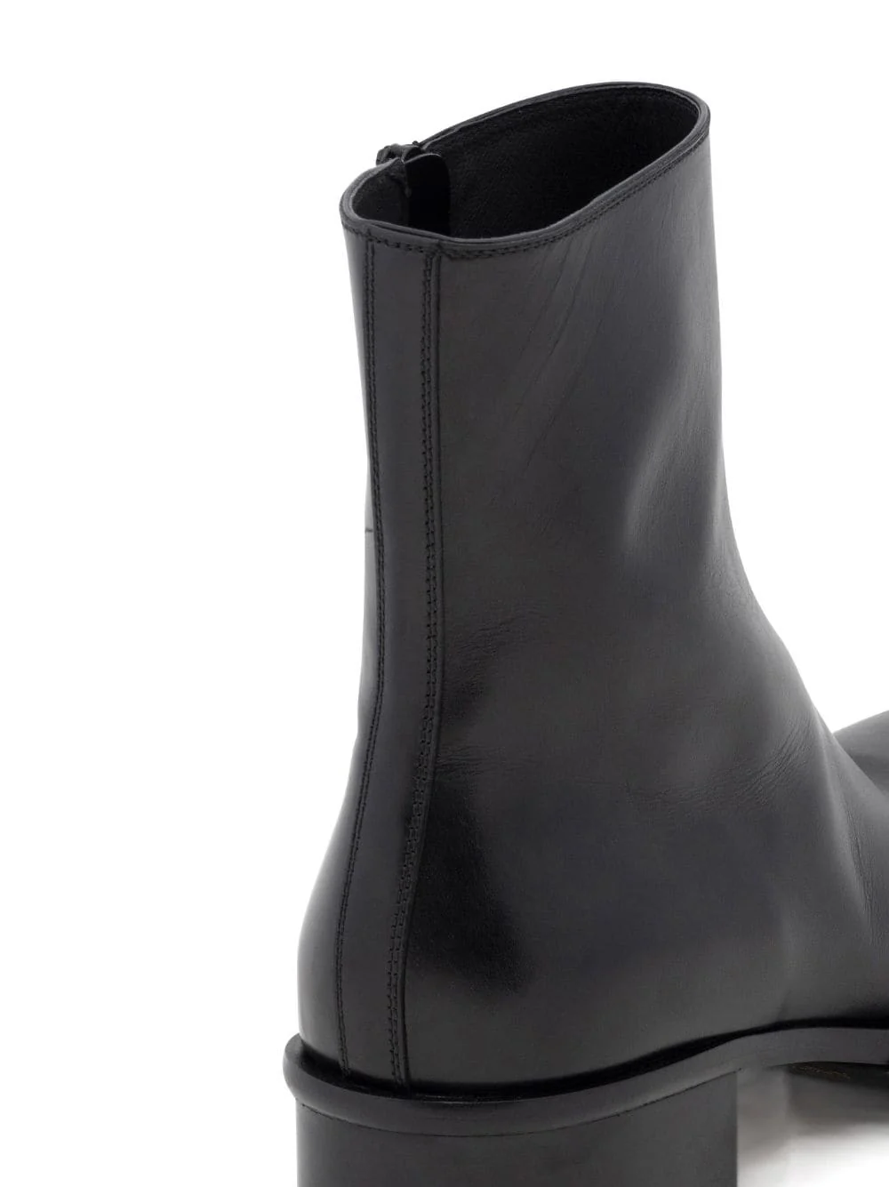 Cuban Stack Leather Boot - Image 2