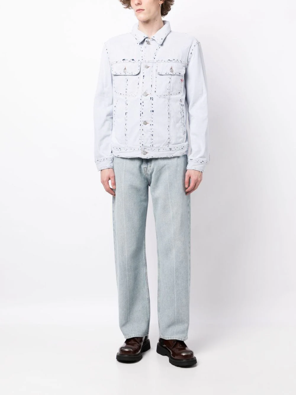 D-Barcy Ripped Denim Jacket - Image 4
