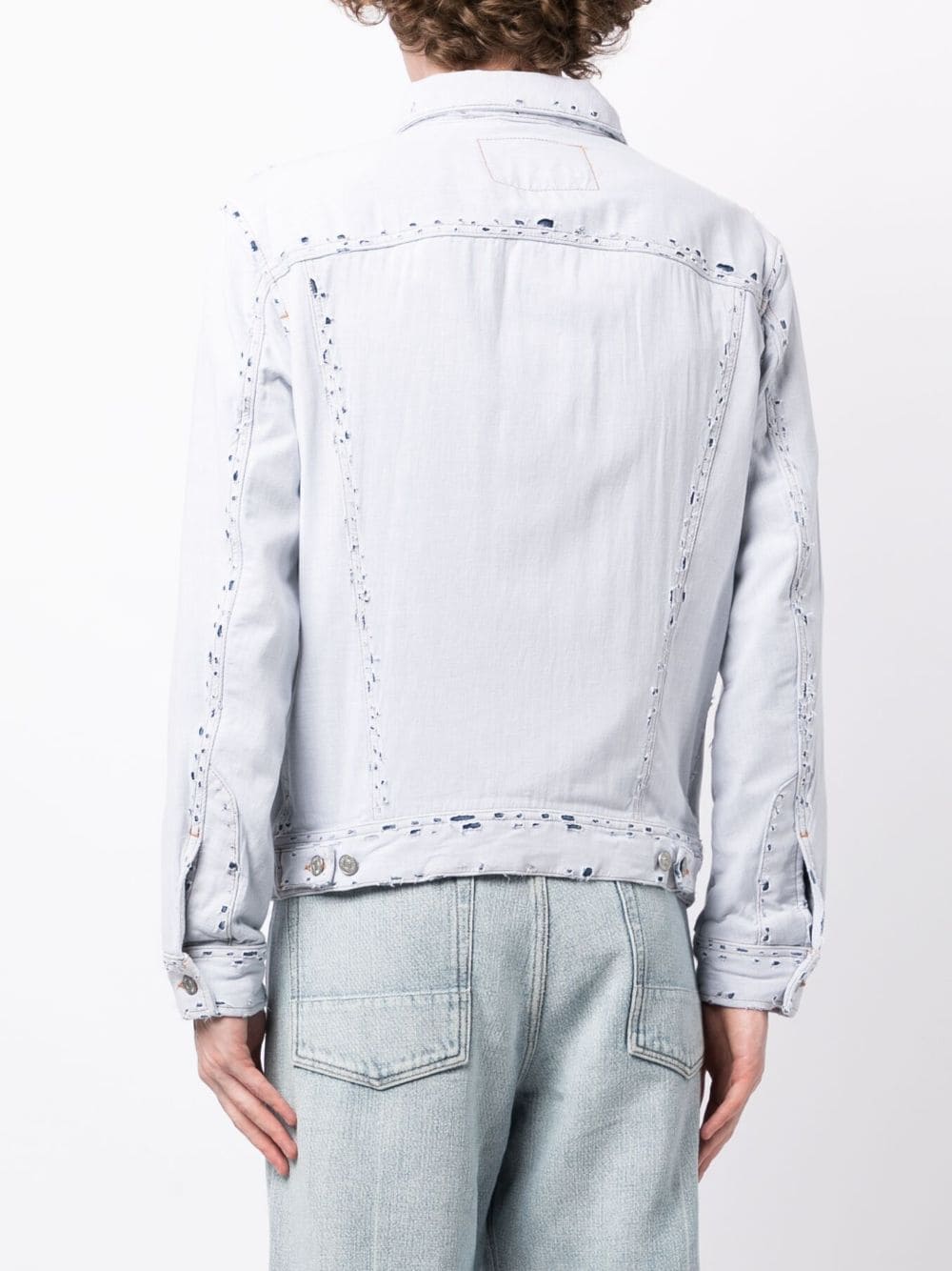 D-Barcy Ripped Denim Jacket - Image 5